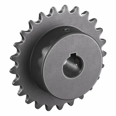 TRITAN Roller Chain Sprocket: 35, For 3/8 in Chain Pitch, 5/8 in Bore Dia, 25 Teeth - Size 35 Fixed-Bore Roller Chain Sprockets