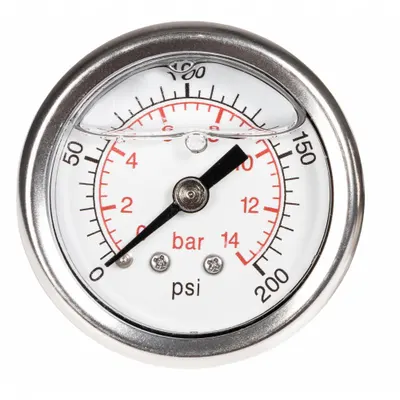 MI-T-M Pressure Gauge: 22-0446 - Air Compressor Parts