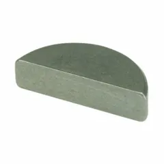 This woodruff key is used to secure rotating components such as gears, pulleys, or couplings to a shaft, preventing slippage under torque. It is compatible with Dayton equipment and model 4KHE9. Sold in a 2-pack.