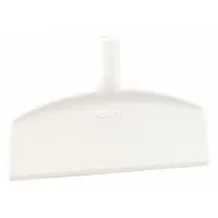 This VIKAN floor scraper features an FDA-compliant plastic blade and body, suitable for use in food processing and sanitary environments where contamination prevention is critical. With an overall length of 1 1/4 in, it is designed for removing debris from floors and surfaces in hygiene-sensitive areas