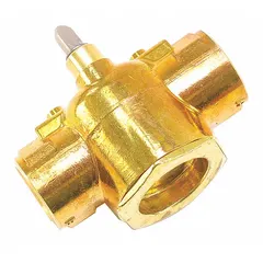 The ERIE VT2222 is a 2-way zone valve with 1/2" NPT connections and a flow coefficient (Cv) of 2.5. Designed for on-off control in hydronic heating and cooling systems, it regulates water flow to individual zones in commercial and residential buildings.