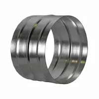 AMERIC Duct to Duct Connector: 5 3/8 in Lg, 8 in Outlet Dia, For Use With Mfr. No. VAF1500A, Gray (MPN AM-CG08)