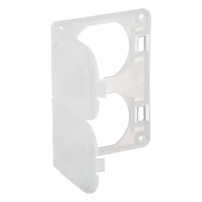 LEVITON 5300M-CVR Replacement Duplex Outlet Cover - Covers for Power Strips & Surge Protectors