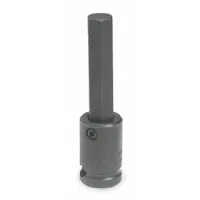 PROTO Impact Socket Bit : SAE, 3/8 in Tip Size, 2 23/32 in Overall Lg, Fixed Insert, J72903/8