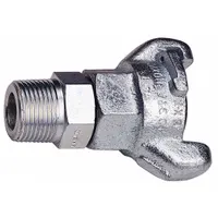 GUARDAIR Air Gun Coupler: Aluminum, Safety Pin, 3 5/16 in Overall Lg, 34SAKM05