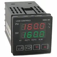 DWYER Temperature Controller: 16B, 1/16 DIN Size, RTD/Thermocouple, 100 to 240V AC, 32°F to 122°F (MPN 16B-53)