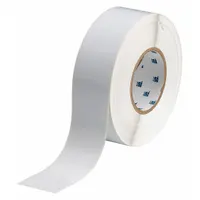 Continuous Label Stock: 2 in x 300 ft, Vinyl, White (Gloss), Outdoor (MPN THT-106-439)