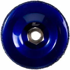 Diamond grinding wheel from the DiaLast series, Type 29 shape, 4 1/2 in diameter with 5/8"-11 arbor. Suitable for grinding, blending, deburring, and surface preparation on materials including metal, stone, and concrete. Fits standard angle grinders.