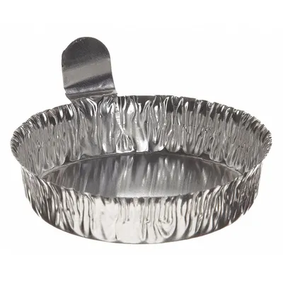 HEATHROW SCIENTIFIC Weighing Dish: Non-Sterile, Aluminum, 50 mL Capacity, Included, Round - Weighing Boats & Papers