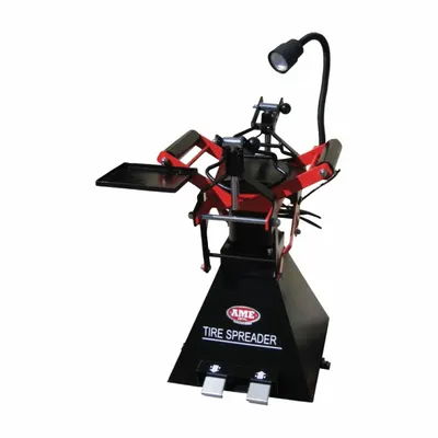 AME Tire Spreader: Floor Mount Tire Spreader, Steel, Aluminum, Poly, Rubber - Tire Spreaders