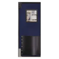 Swinging Door: Polyethylene, 1 Doors, 2 1/2 ft Door Wd, 7 ft Door Ht, Window Included, Polycarbonate (MPN 3084RNAV)