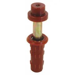 This pivot guide is used to guide and stabilize hanging doors in sliding or bypass door systems. It helps keep the door aligned and prevents sway, supporting up to 20 lb per pair. Suitable for residential or light-commercial interior door applications.