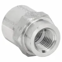 Hydraulic Hose Adapter: 1 1/4 in x 1 in Fitting Size, Female x Female, NPTF x NPTF, Rigid, Straight (MPN 1-1/4 X 1 GG-SS)