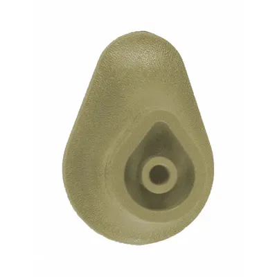 PAWLING Bracket: PVC, Ivory, Not Ligature Resistant, BR-500/BR-530 - PVC Combined Handrail & Wall Guard Brackets