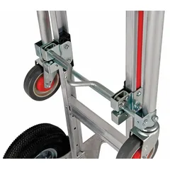 Handle latch and lock assembly designed for use with Magline models GMK16UA4 and GMK81UA4. Provides a secure latching and locking mechanism for material handling equipment such as hand trucks and carts in industrial and warehouse settings.