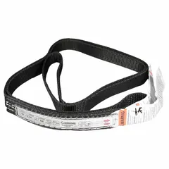 This STREN-FLEX Type 5 protected-edge nylon endless web sling is constructed with 2 plies for lifting and rigging applications. It has a 16 ft sling length and a 2 in sling width, featuring a wear-resistant tag. Suitable for overhead lifting in industrial environments.