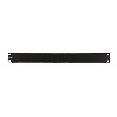 MONOPRICE Blank Panel: 1 Rack Units, 19 in Overall Wd, 1 3/4 in Overall Ht, Black - Blank Filler Panels