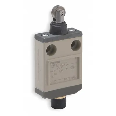 OMRON Roller Plunger Limit Switch: Roller Plunger, Metallic, Momentary - Top-Mount Roller-Plunger Limit Switches
