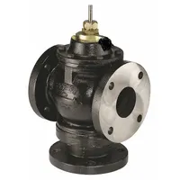 Hydronic Globe Valve: 3-Way, 238 CV Flow, 5 in Flanged, Cast Iron Body, Stainless Steel Stem, Tee (MPN VG2831WN)