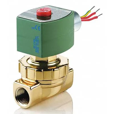 REDHAT Solenoid Valve: 2-Way, Normally Closed, 1/2 in Pipe Size, 110V AC/120V AC - 2-Way/2-Position, Normally Closed Solenoid Valves