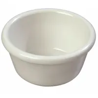 CARLISLE Smooth Ramekin: 3 oz Capacity, Melamine, NSF Certified, Bone (MPN S280GR42)