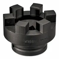 WRIGHT TOOL Castellated Spanner Socket: 2 1/2 in Drive Size, 2 1/4 in Socket Size, Castellated, Std (MPN 858C18)