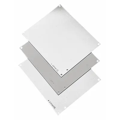 HOFFMAN Interior Panel: Back Panel Panel, 16.75 in Overall Ht, 14.88 in Overall Wd - Interior Mounting Panels