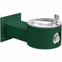 ELKAY Drinking Fountain: On-Wall, 8 in Ht, 19 1/8 in Dp, 10 in Overall Wd, ADA Compliant, Green (MPN LK4405EVG)
