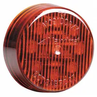 MAXXIMA Clearance Marker Light: Clearance Light, LED, Round, Surface Mount, Red, Grommet, IP67 (MPN M09100R)