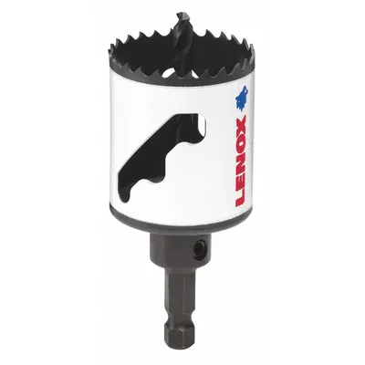 LENOX 1 3/4 in Bi-Metal Hole Saw with Attached Arbor - Multi-Material-Cutting Hole Saws with Attached Arbor