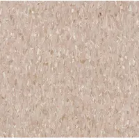 This vinyl composition tile (VCT) features a smooth Imperial Texture finish in Hazelnut color. Each tile measures 12 inches in width, suitable for commercial and institutional flooring applications such as schools, hospitals, and retail spaces