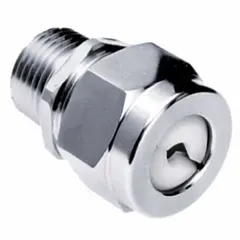 Straight metallic cable grip with steel body and 3/4 in MNPT box connection. Accepts cord diameters from 0.25 in to 0.38 in. Rated IP66 and Class II, Division 1 & 2 for hazardous locations. Suitable for securing and sealing electrical cord entries into junction boxes or enclosures in industrial environments.