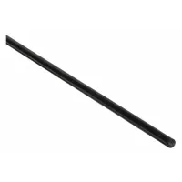 ABS welding rods for hot-air welding of ABS plastic components. Round profile, 1/8 in diameter, 48 in length, black color. Pack of 47 rods, net weight 1 lb. Used for repairing and fabricating ABS parts in automotive, marine, and industrial applications