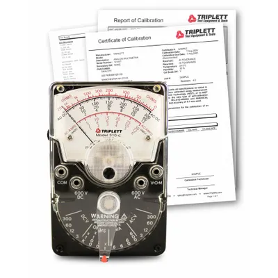 TRIPLETT Analog Multimeter: 600 V Max AC Volt Measurement - Analog Multimeters