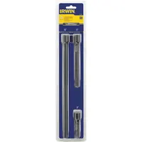 IRWIN Socket Extension Set: 3/8 in Input Drive Size, 3/8 in Output Drive Size, Black Oxide, Std (MPN 1877497)