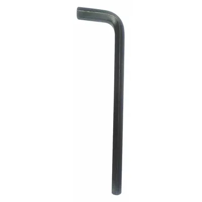 WESTWARD Hex Key: 0 Ball Ends, 12 mm Tip Size, Metric, Long, Alloy Steel, Black Oxide - L-Shaped Hex Keys