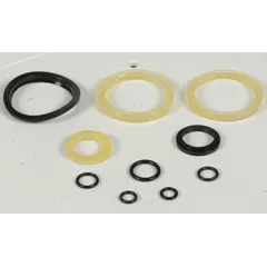 Pump seal kit for hydraulic lift tables. Includes two wiper seals. Compatible with manufacturer part number PM5-2748-G.
