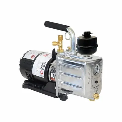 JB INDUSTRIES Vacuum Pump: 10 cfm, 15 micron Ultimate Vacuum, 120V AC, A2L Compatible - A2L Compatible Refrigerant Evacuation Pumps