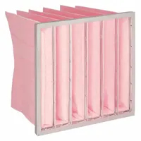 OEM Pocket Air Filter: 20 in x 20 in x 12 in, MERV 13, Pink, Synthetic, 6 Pockets (MPN 2JVC7)