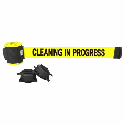 BANNER STAKES Wall-Mount Retractable Belt Barrier - Wall-Mount Retractable Belt Barriers