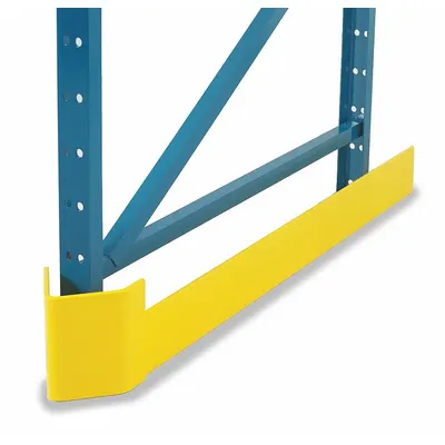 STEEL KING Floor-Mount Steel Pallet Rack Aisle Guard - Floor-Mount Steel Pallet Rack Aisle Guards