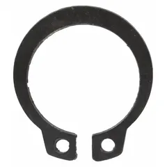 Snap ring designed as a retaining component for material handling equipment. Fits Dayton brand models. Used to secure assemblies in conveyors, lifts, and similar industrial machinery.