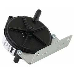This air pressure switch monitors air pressure in duct systems or HVACR equipment. It signals system operation or shutdown when pressure reaches a set point, serving as a replacement control for commercial and industrial HVAC applications.