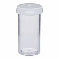 APPROVED VENDOR Vial with Cap: Sample, Polystyrene, 7 mL, 22.2 mm Body Dia, Non-Sterile, Colorless (MPN VIAL-2.5C-10)