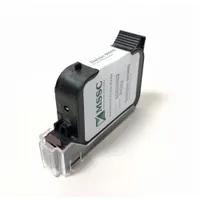 Water-based ink cartridge for DailyJet printer series. Compatible with manufacturer part numbers 90000 and 48UH53. Formulated for printing on cardboard surfaces. Used in industrial packaging and labeling applications requiring clear marks on corrugated materials