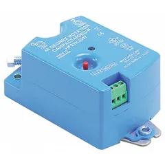 Pneumatic damper actuator for modulating air dampers in HVAC systems. Designed for 45-degree stroke applications, it adjusts damper position based on pneumatic control signals to regulate airflow. Suitable for use in commercial building ventilation and temperature control zones.
