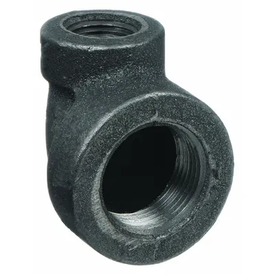 ANVIL Metal Pipe Elbow: 1 in x 1/2 in, Threaded x Threaded, Class 125, 175 psi @ 150° F - Low-Pressure Threaded Pipe Fittings
