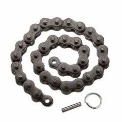 Replacement chain assembly for RIDGID model C36 chain wrenches. Restores gripping function for turning or holding pipes and fittings in confined spaces. Suitable for plumbing, pipe fitting, and industrial maintenance applications.