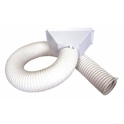 EXTRACT-ALL Exhaust Collar: Exhaust Collar, 987-UCA1-WH/987-UCA2-WH/400-UCA1-WH/400-UCA2-WH - External Exhaust Kits for Negative Air Machines
