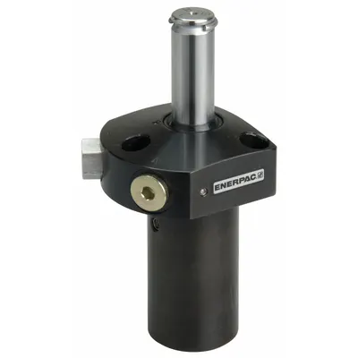 ENERPAC Swing Clamp Hydraulic Cylinder: Single Acting, 1,100 lbf Clamping Force - Upper Flange Mount Swing Clamp Cylinders
